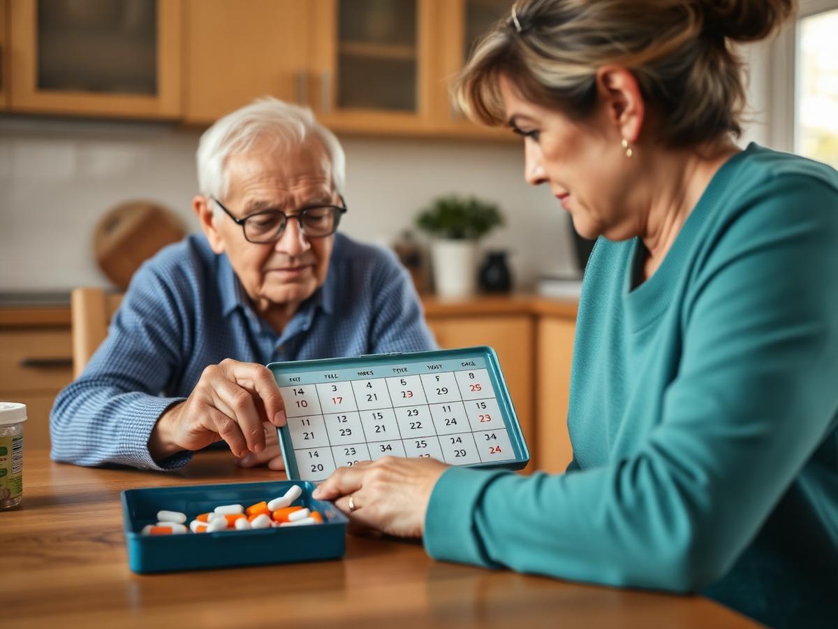 Medication Reminders for seniors at home in Southeast Michigan